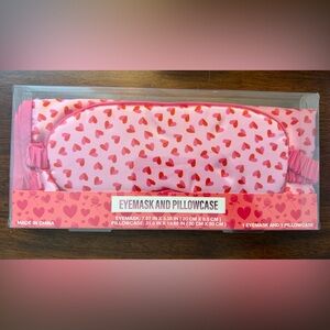 Satin Eyemask and Pillowcase Set